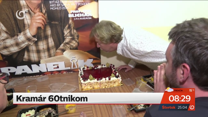 Maroš Kramár dostal od kolegov z Inkognita narodeninové prekvapenie